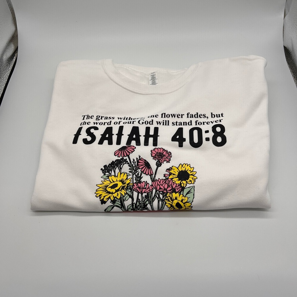 "Inspirational Bible Verse Crew Neck – Faith and Comfort Combined"